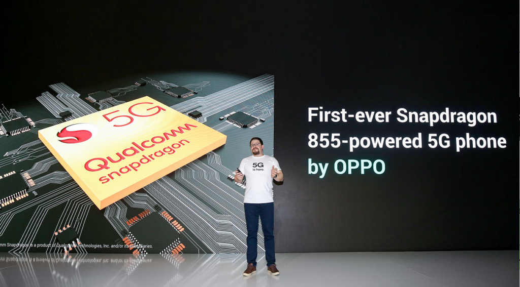 Компания OPPO будет первой, кто будет использовать процессор Snapdragon 855 в своем первом смартфоне 5G