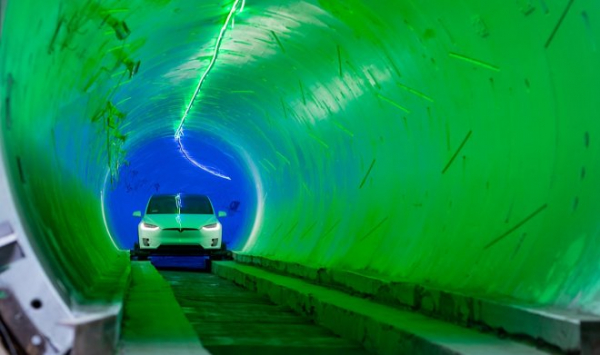 По транспортному тоннелю Илона Маска в Лас-Вегасе прокатились первые пассажиры