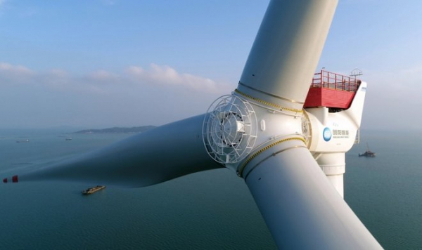 В Китае начали строить самый большой и мощный ветрогенератор в мире