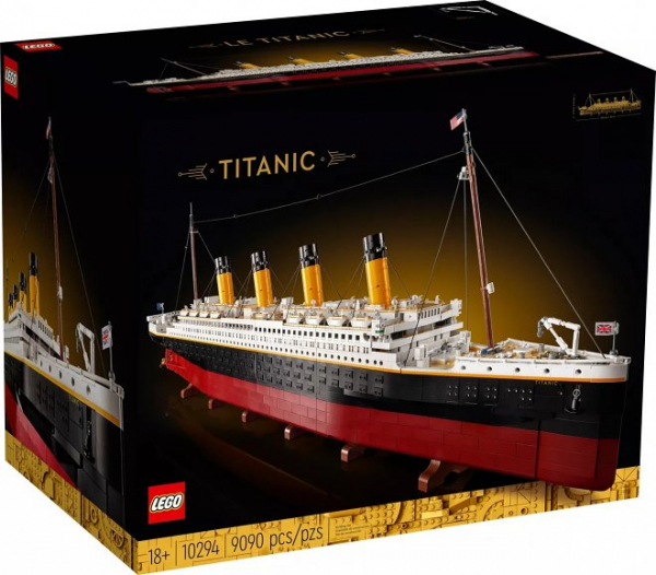 Lego представляет новый набор-рекордсмен «HMS Titanic» из 9090 деталей