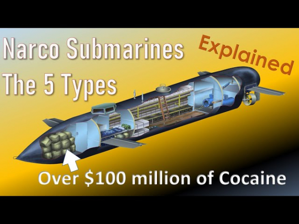 Наркокартели продолжают активно использовать подводные лодки для перевозки контрабанды
