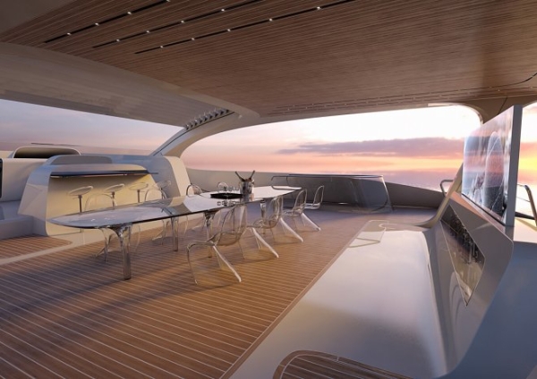 Знаменитые архитекторы из бюро Zaha Hadid разработали дизайн для роскошной яхты