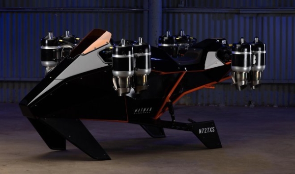P2 Speeder от Mayman Aerospace станет первым в мире полноценным летающим байком