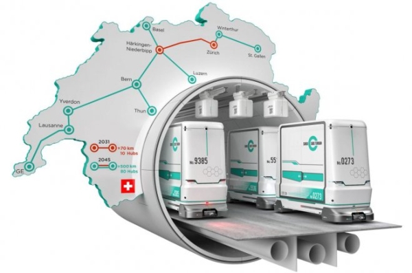 В Швейцарии построят подземную систему грузоперевозок к 2031 году