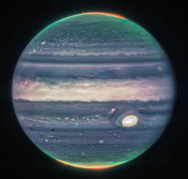 Телескоп Джеймс Уэбб разглядел удивительные детали Юпитера
