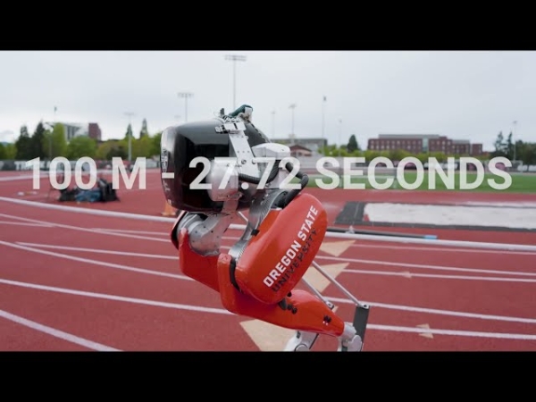 Двуногий робот Кэсси поставил мировой рекорд Гиннеса в 100-метровом спринте