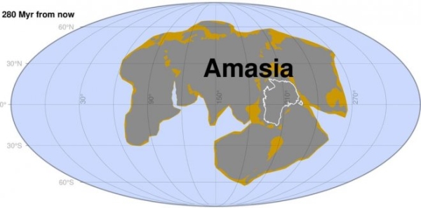 Через 300 миллионов лет на Земле появится новый суперконтинент Амазия