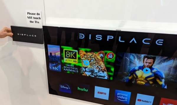 DisplaceTV представила первый в мире телевизор, полностью лишенный проводов