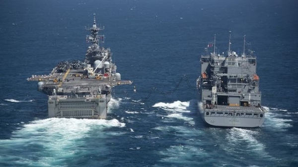 ВМС США тестируют перевалку опасных грузов между кораблям при помощи дронов