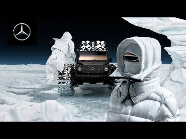 Mercedes-Benz и модный бренд Moncler разработали удивительный автомобиль-пуховик