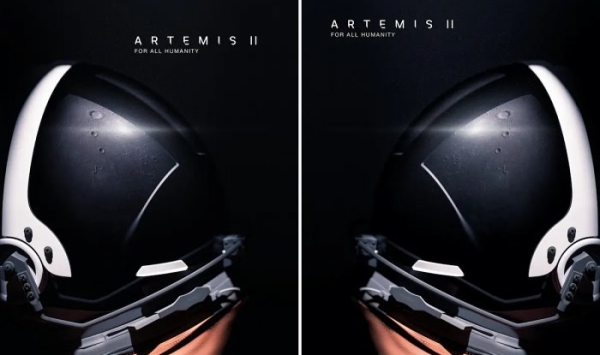 NASA опубликовало потрясающие постеры будущей миссии «Артемида II»