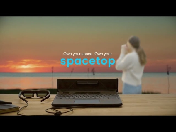 Инновационный ноутбук Spacetop работает без физического экрана
