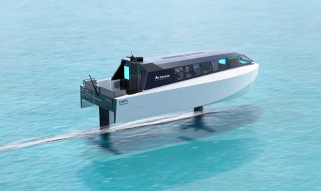 Artemis Technologies разработала Escape – роскошное плавучее такси на подводных крыльях