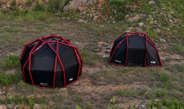 Надувная палатка Aerogogo устанавливается всего за пять минут