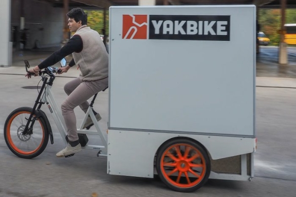 Грузовому трайку Yakbike для движения не нужны ни цепь, ни ремень