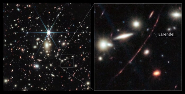 Телескоп Джеймс Уэбб сумел сфотографировать самую далекую звезду в известной вселенной