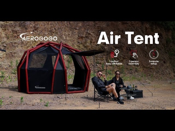 Надувная палатка Aerogogo устанавливается всего за пять минут