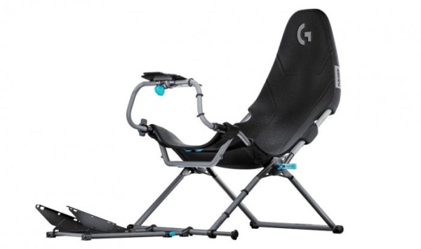 Logitech выпустила складное кресло Challenge X для любителей гоночных симуляторов