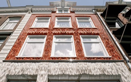 3D-печать позволила создать похожий на ткань фасад здания