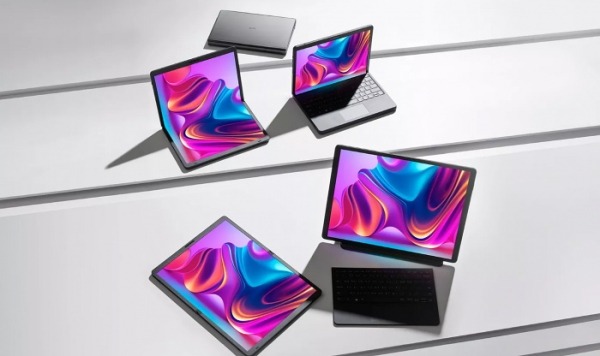 По данным инсайдеров, Apple готовится выпустить ноутбук с 20-дюймовым раскладным экраном