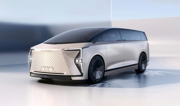 Exeed E08 от Chery удивил посетителей автосалона Auto China предельно необычными дверями