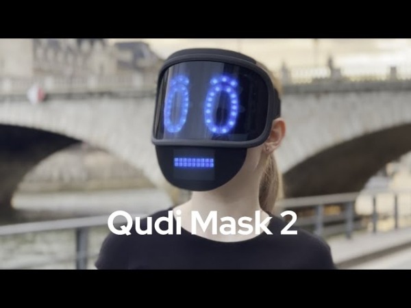 Цифровая маска Qudi Mask 2 позволит носителю проявить себя весьма неожиданным способом