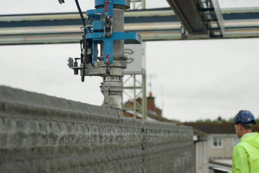 Двухэтажный жилой дом площадью 330 кв. м «напечатали» за 12 дней