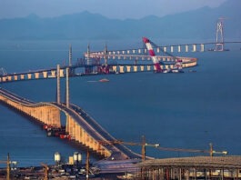 Один из самых длинных мостов в мире построен с использованием бамбука