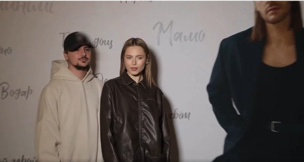 Дочь Елены Кравец Мария со своим парнем (Фото: Кадр из видео/Ранок у великому місті)