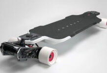 Футуристичный электроскейт Parsec Aero Pro позволит прокатиться со скоростью 45 км/ч