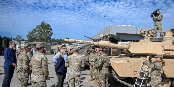 Американские военные на полигоне в литовском Пабраде (Фото: U.S. Embassy Vilnius / X)