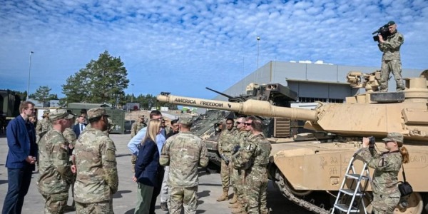 Американские военные на полигоне в литовском Пабраде (Фото: Посольство США в Вильнюсе / X)