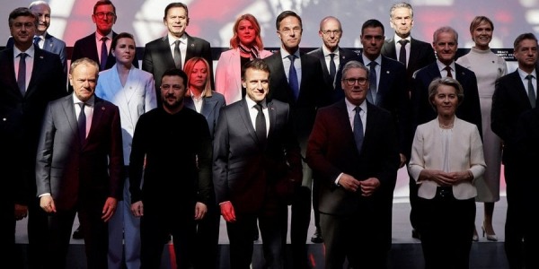 Участники саммита «коалиции желающих» в Париже 27 марта 2025 года обсудили возможную отправку войск в Украину (Фото: Ludovic Marin/Pool via REUTERS)