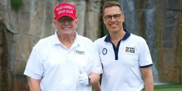 Президент США Дональд Трамп и президент Финляндии Александр Стубб в Мар-а-Лаго, 29 марта 2025 года (Фото: Finnish Presidential Office via Instagram/Handout via REUTERS)