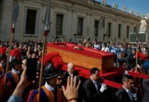 Во время похорон Папы Римского развернут антидронные системы, боевой корабль и истребители