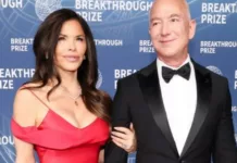 Невеста Джеффа Безоса Лорен Санчес показала костюм, в котором полетит с Кэти Перри в космос