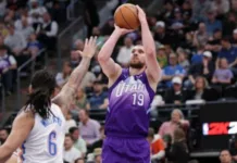 Украинский баскетболист установил личный рекорд по очкам в НБА — видео