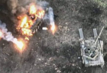 Российские оккупанты потеряли в Украине более 1390 солдат и 13 танков за сутки — Генштаб ВСУ