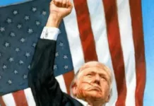 CNN показал «лестный» портрет, который Путин подарил Трампу