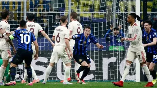 Интер и Бавария забили четыре мяча: обзор четвертьфинала Лиги чемпионов — видео