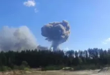 «Ща еб**ет!». Во Владимирской области РФ прогремели взрывы в районе одного из крупнейших складов боеприпасов Минобороны — видео
