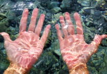 Отпечатки пальцев можно снимать без краски – при помощи обычной воды