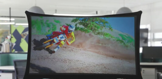 35-дюймовый мобильный дисплей Splay Max раскрывается как зонтик