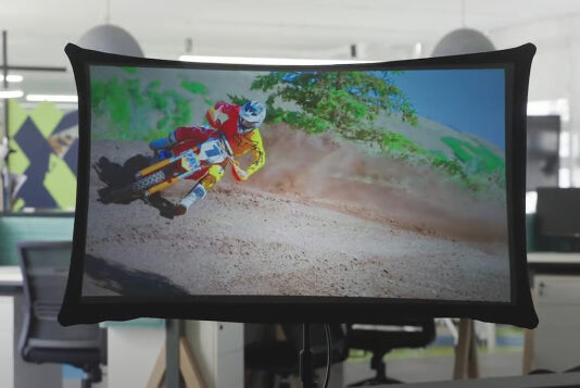 35-дюймовый мобильный дисплей Splay Max раскрывается как зонтик