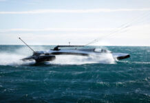 Футуристический парусник SP80 готовится установить мировой рекорд скорости