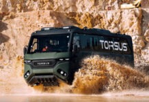 Первый в мире автобус-внедорожник Torsus Praetorian эволюционировал в роскошный автодом