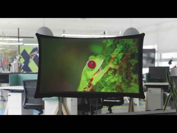 35-дюймовый мобильный дисплей Splay Max раскрывается как зонтик