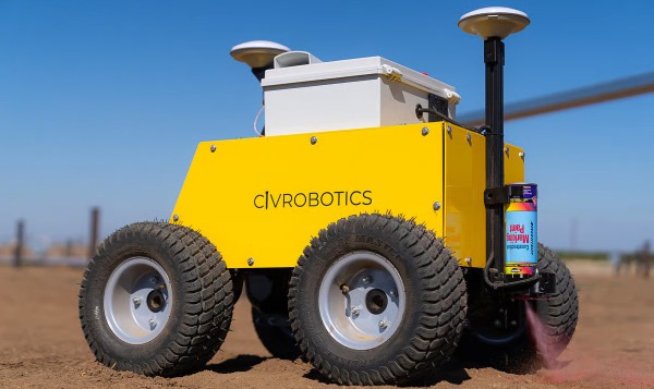 Строительный робот CivDot работает в 8 раз быстрее бригады людей