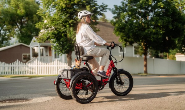 Могучий велотрайк Velotric может перевозить до 225 кг груза