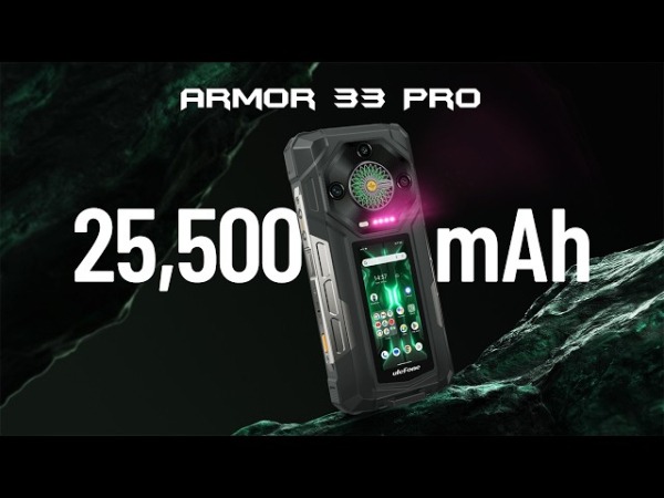 Ulefone представила экстремальный смартфон Armor 33 Pro с двумя экранами